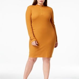 Planet Gold dress 3X with gold zipper